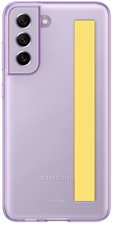 Samsung poloprůhledný zadní kryt s poutkem pro Galaxy S21 FE, fialová_1194257184