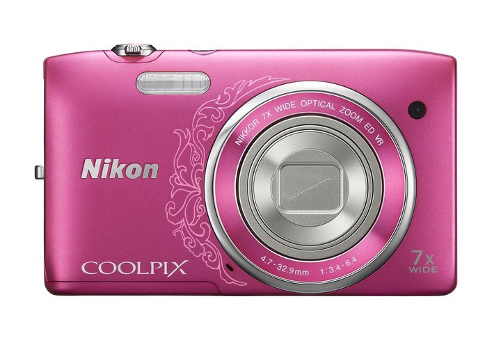 Nikon Coolpix S3500, růžová Lineart_516812420
