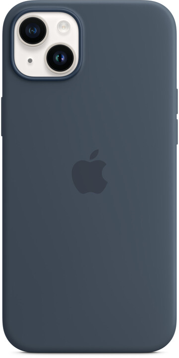 Apple Silikonový kryt s MagSafe pro iPhone 14 Plus, bouřkově modrá_1516656532