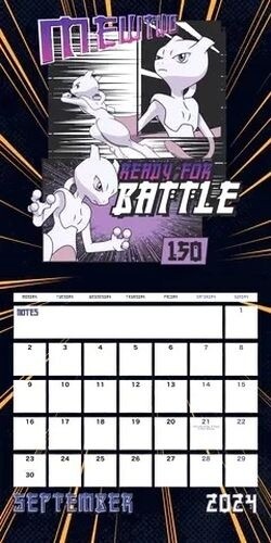 Kalendář 2024 Pokémon, nástěnný_34403457