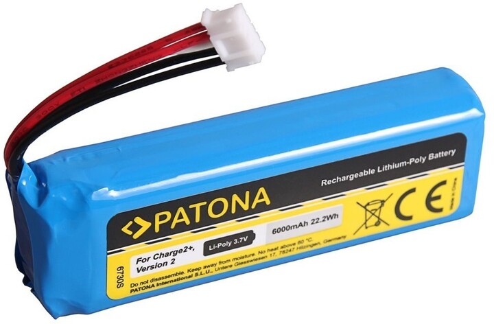 Patona baterie pro reproduktor JBL Charge 2+/Charge 3 (2015), 6000mAh, 3,7V Li-Pol_2066150350
