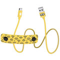 Tribe Minions Tom Micro USB kabel (120cm) - Žlutý