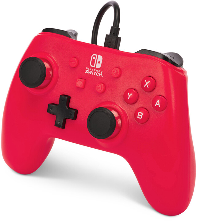PowerA Wired Controller, Raspberry Red (SWITCH)_488738555