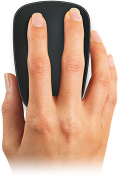 Logitech T630 Ultrathin Touch Mouse, černá_2098539600