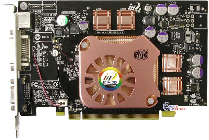 Inno3D GeForce PCX6600-OverClocked 128MB, PCI-E