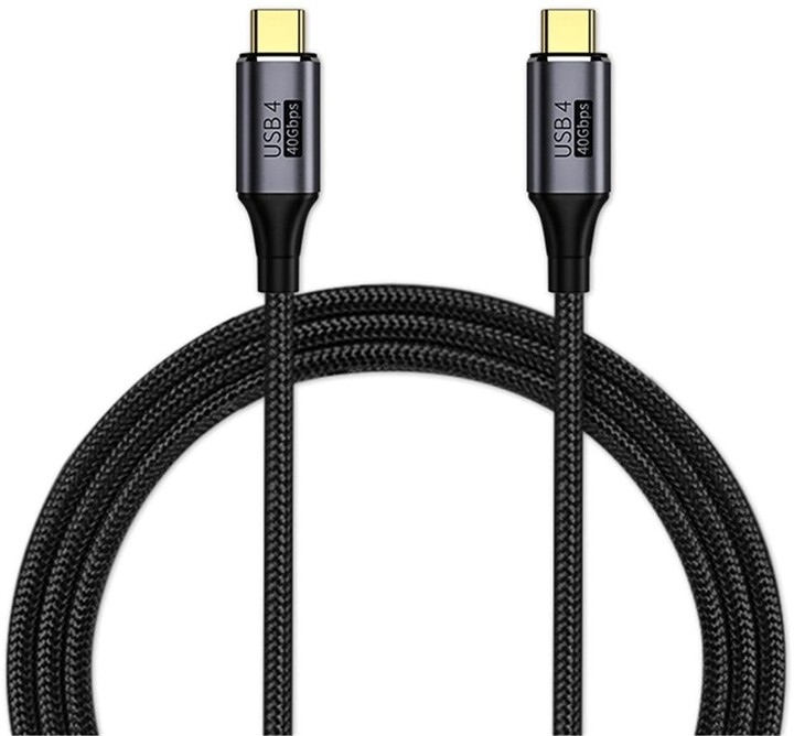 PremiumCord kabel USB4™ Gen 3x2 40Gbps 8K@60Hz 240W Thunderbolt 3, 0,8m_1717571026