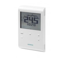 Siemens digitální prostorový termostat RDE100.1, programovatelný, drátový