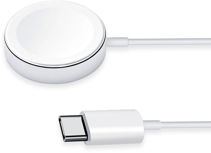 COTEetCI bezdrátová nabíječka pro Apple Watch, USB-C, magnetická, 1m, bílá_788034095