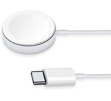 COTEetCI bezdrátová nabíječka pro Apple Watch, USB-C, magnetická, 1m, bílá
