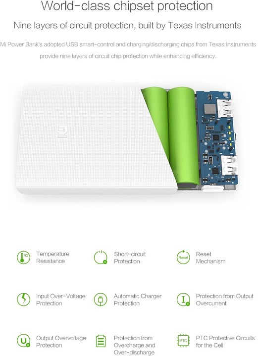 Xiaomi Power bank Portable 2, 20000 mAh_1221915530