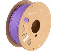Polymaker tisková struna (filament), PolyTerra PLA, 1,75mm, 1kg, fialová_943889820