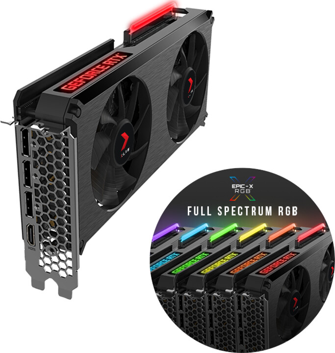 PNY GeForce RTX3060Ti 8GB XLR8 Gaming REVEL EPIC-X RGB, LHR, 8GB GDDR6_1565860042