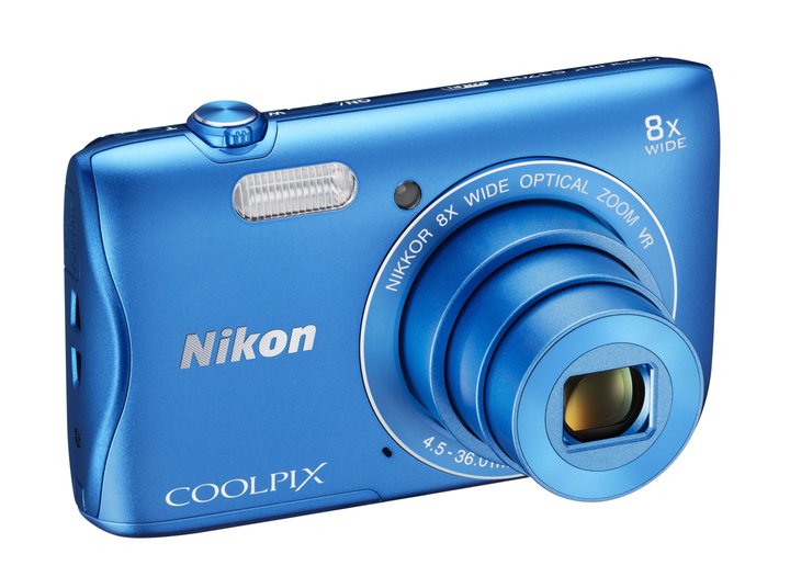 Nikon Coolpix S3700, modrá_790321006
