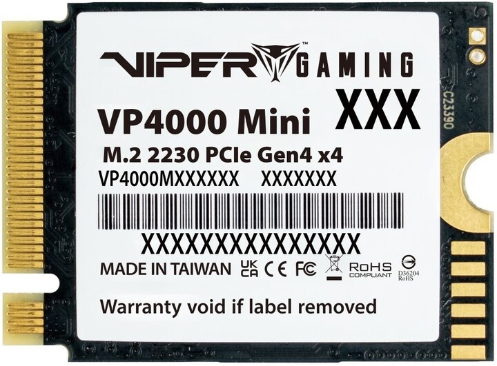 Patriot Viper VP4000 Mini, M.2 - 1TB_655404001