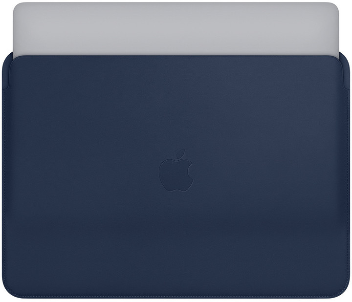 Apple pouzdro pro MacBook Pro 13 " Leather Sleeve, půlnočně modrá