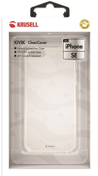 Krusell KIVIK zadní kryt pro Apple iPhone SE, transparentní_1733205699