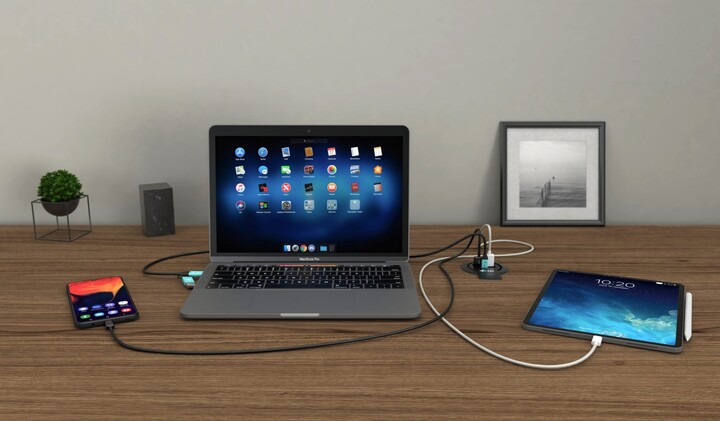 i-tec nabíječka Built-in Desktop, USB-C, 3x USB 3.0, QC 3.0, PD, Fast Charge, 96W_2145566854