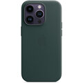 Apple kožený kryt s MagSafe pro iPhone 14 Pro, piniově zelená_1415896229