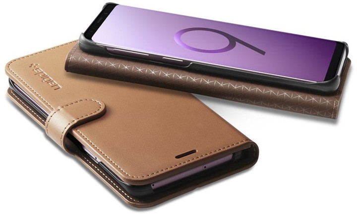 Spigen Wallet S pro Samsung Galaxy S9, brown_626001788