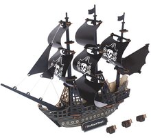 Stavebnice Woodcraft - Pirátská loď Černá perla, dřevěná DL-G057