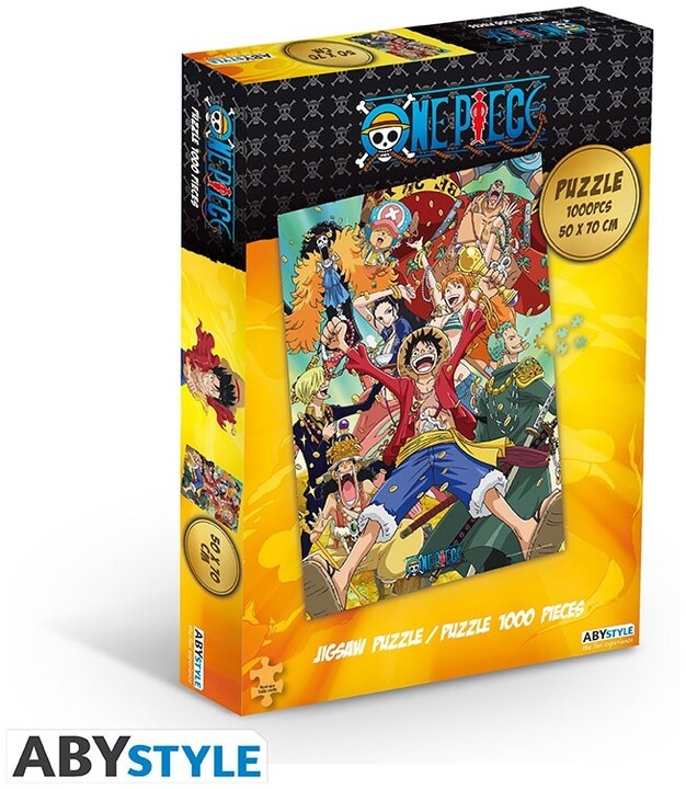 Puzzle One Piece - Straw Hat Crew, 1000 dílků_608922436