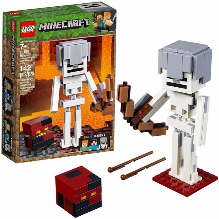 LEGO® Minecraft® 21150 Minecraft velká figurka: Kostlivec s pekelným slizem_545912698