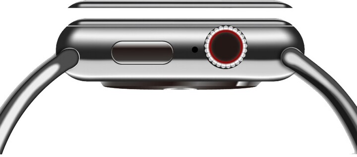COTEetCI tvrzené sklo Black-Rim pro Apple Watch 6, 44mm, Full Glue, 4D, černá