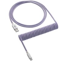 CableMod Classic Coiled Cable, USB-C/USB-A, 1,5m, Rum Raisin_1889864983