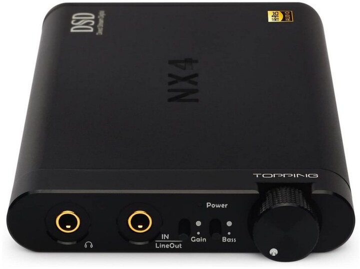 Topping NX4DSD, sluchátkový zesilovač s DA převodníkem, černá_1225156451
