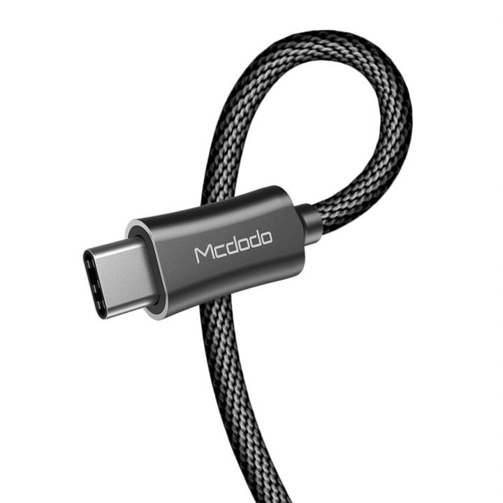Mcdodo Knight datový kabel USB-C, 1m, černá_751790056