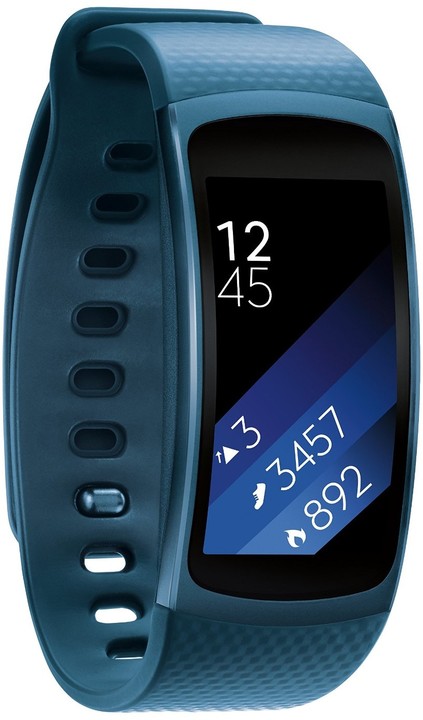 Samsung Galaxy Gear Fit 2, velikost L, modrá_1896065630