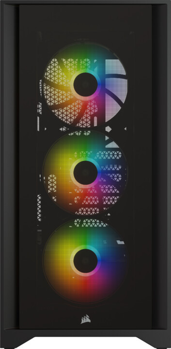 Corsair iCUE 4000X RGB, černá_1354919008