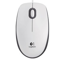 Logitech Mouse M100, bílá