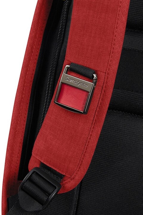 Samsonite bezpečnostní batoh SECURIPAK pro notebook 15.6&quot;, červená_731519424