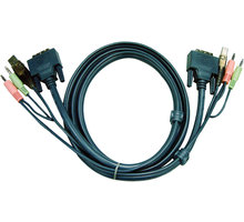 ATEN KVM DVI, audio sdružený kabel k CE, CS-261/1642-4 USB, 3m_1403834537