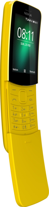 Nokia 8110 4G, Dual Sim, žlutá_141076108
