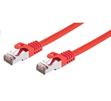 C-TECH kabel patchcord Cat6, FTP, 2m, červená CB-PP6F-2R