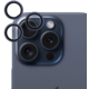 EPICO hliníkové tvrzené sklo na čočky fotoaparátu pro Apple iPhone 15 Pro / 15 Pro Max, modrý titan_1893135091