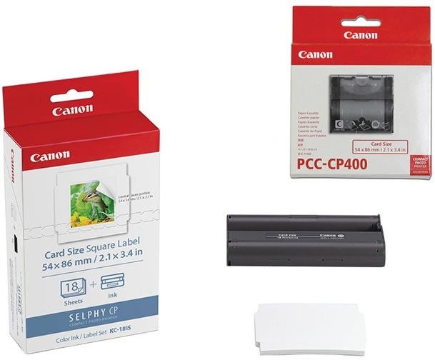 Canon papír KC-18IS + ink (18ks/54 x 54mm) + držák papíru PCC-CP400_1062551990