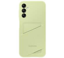 Samsung ochranný kryt s kapsou na kartu pro Galaxy A14, limetková EF-OA146TGEGWW