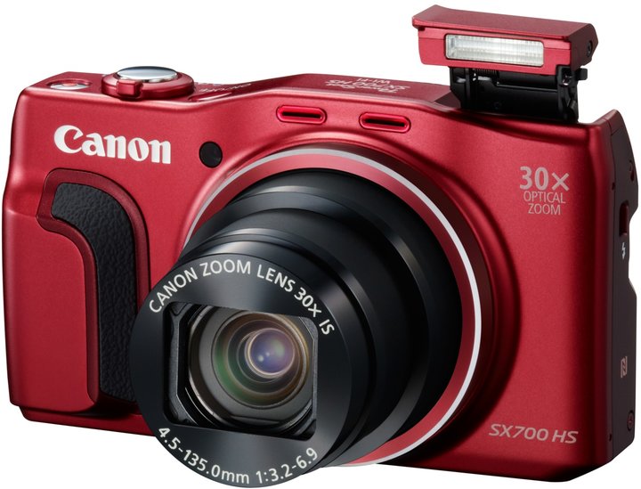 Canon PowerShot SX700 HS, červená_794372799