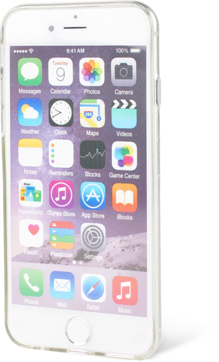 EPICO Ultratenký plastový kryt pro iPhone 6/6S TWIGGY GLOSS - čirá bílá_342623870
