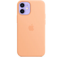 Apple silikonový kryt s MagSafe pro iPhone 12 mini, světle oranžová