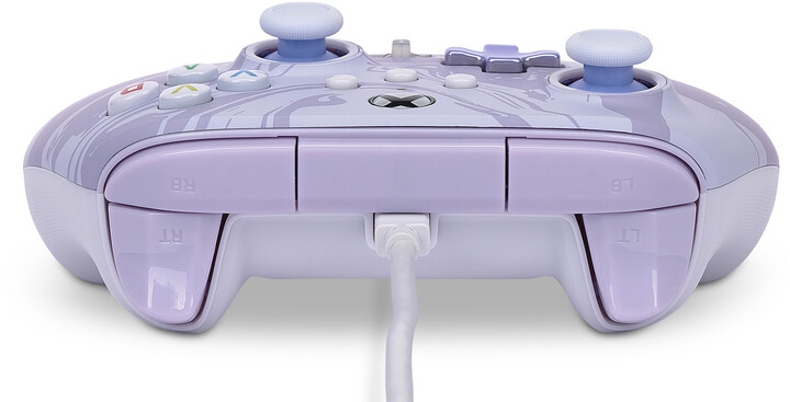 PowerA Enhanced Wired Controller, Lavender Swirl (PC, Xbox Series, Xbox ONE)_1352761253