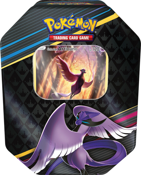 Karetní hra Pokémon TCG: Sword &amp; Shield Crown Zenith Tin Box - Galarian Articuno_299881148