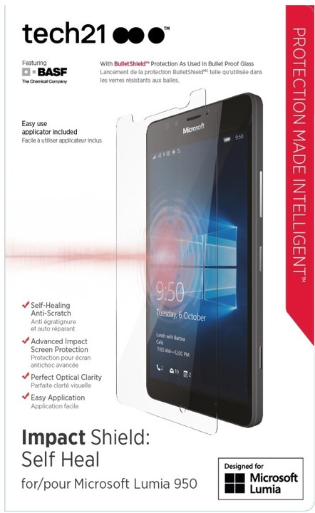 Tech21 Impact Shield pro prémiová ochrana displeje Microsoft Lumia 950_321198931