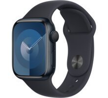 Apple Watch Series 9, 41mm, Midnight, Midnight Sport Band - S/M_1164068123