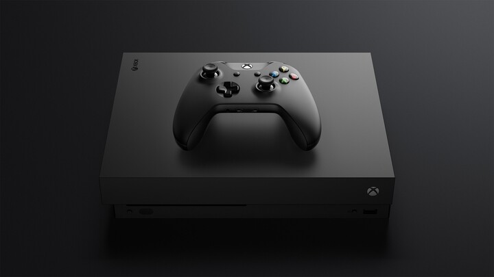 Xbox One X, 1TB, černá + Forza Horizon 4 + LEGO Speed Champions DLC_671732411