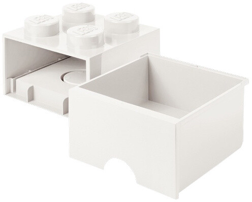 Úložný box LEGO, s šuplíkem, malý (4), bílá_921940696