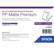 Epson ColorWorks skládaný papír pro tiskárny, PP Matte Label Premium, fanfold 7113415